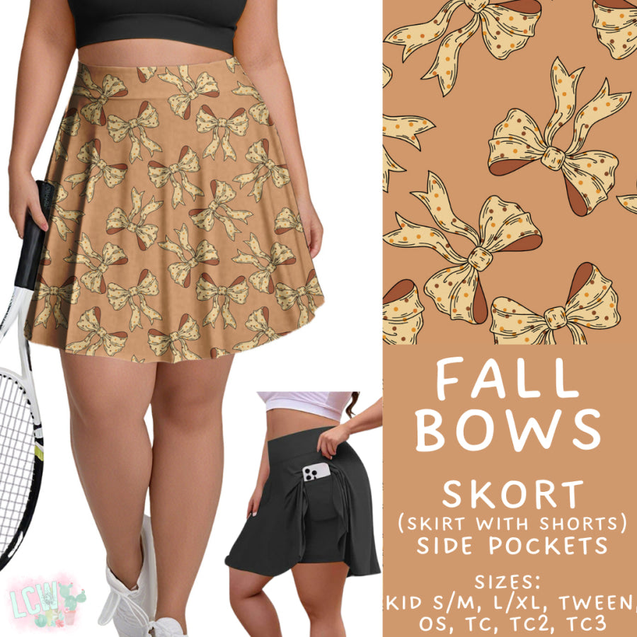 Preorder Custom Styles - Fall Bows - Closes 29 Sep - ETA late Dec 2025 Leggings