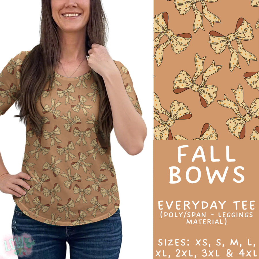 Preorder Custom Styles - Fall Bows - Closes 29 Sep - ETA late Dec 2025 Leggings