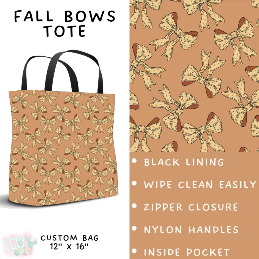 Preorder Custom Styles - Fall Bows - Closes 29 Sep - ETA late Dec 2025 Leggings