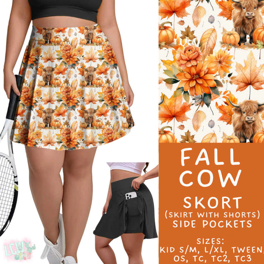 Preorder Custom Styles Fall Cow Closes 28 Aug ETA late Nov 2025 Leggings