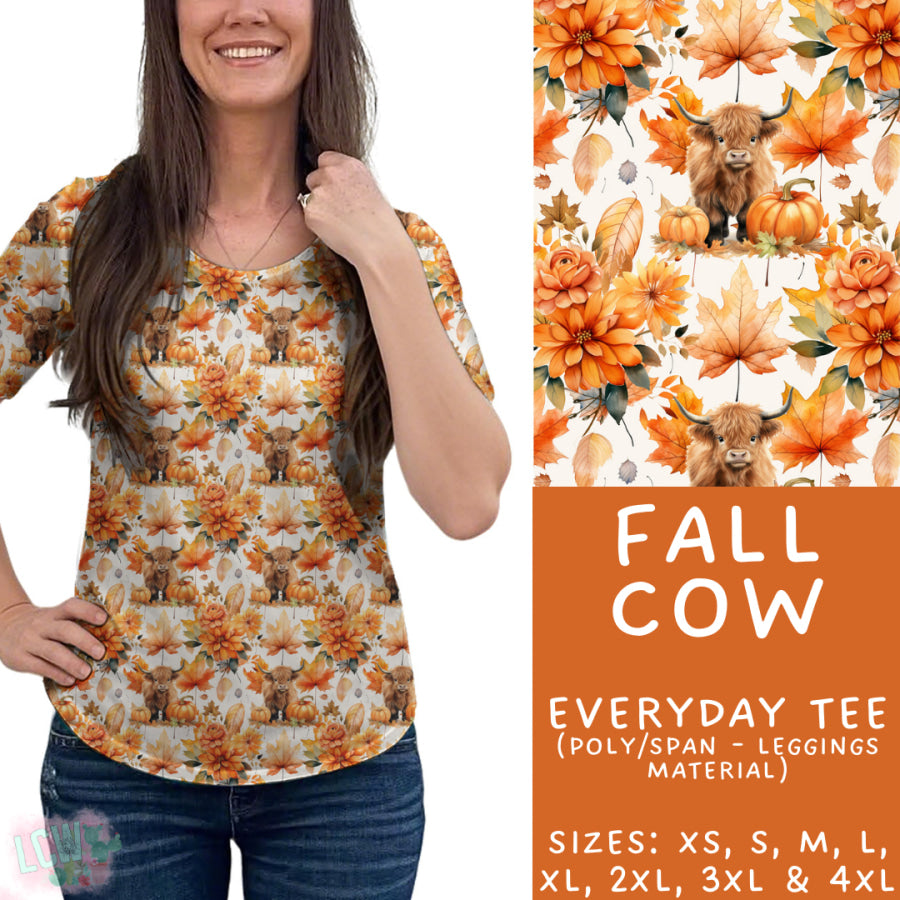 Preorder Custom Styles Fall Cow Closes 28 Aug ETA late Nov 2025 Leggings