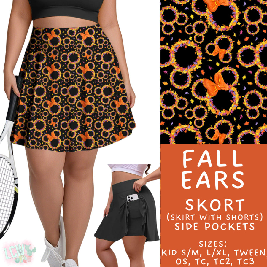 Preorder Custom Styles Fall Ears Closes 29 Aug ETA late Nov 2025 Leggings