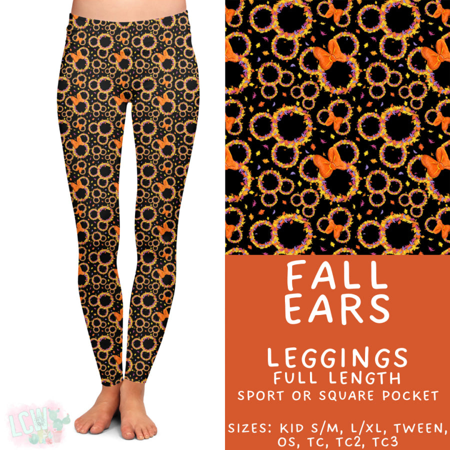 Preorder Custom Styles Fall Ears Closes 29 Aug ETA late Nov 2025 Leggings