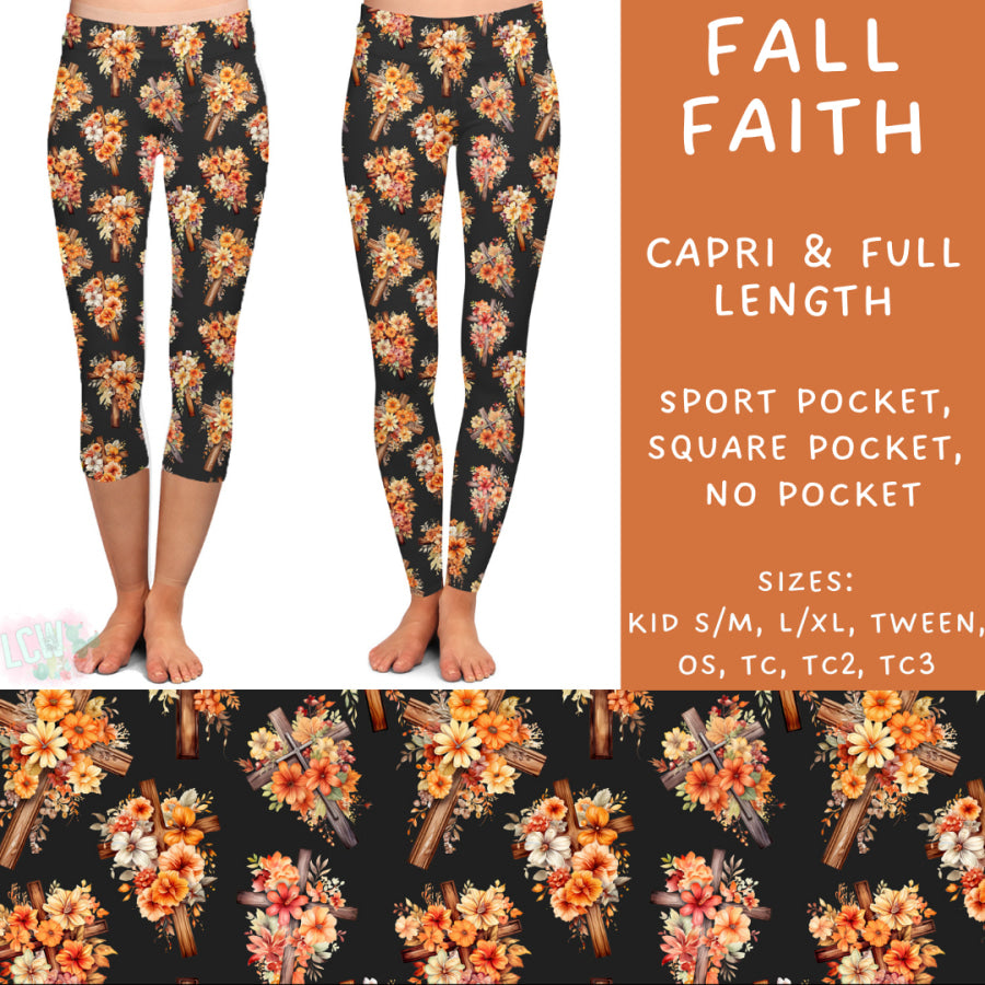 Preorder Custom Styles - Fall Faith - Closes 23 Sep - ETA early Dec 2024 Leggings