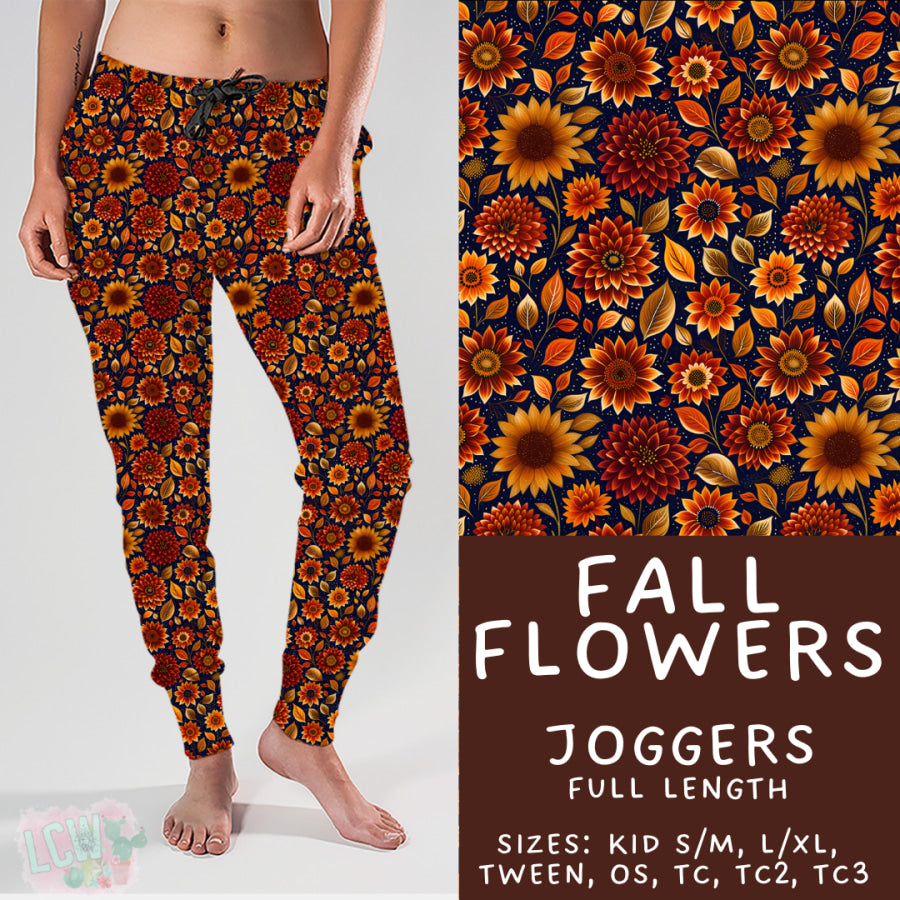 Preorder Custom Styles Fall Flowers Closes 4 Sep ETA late Nov 2025 Leggings