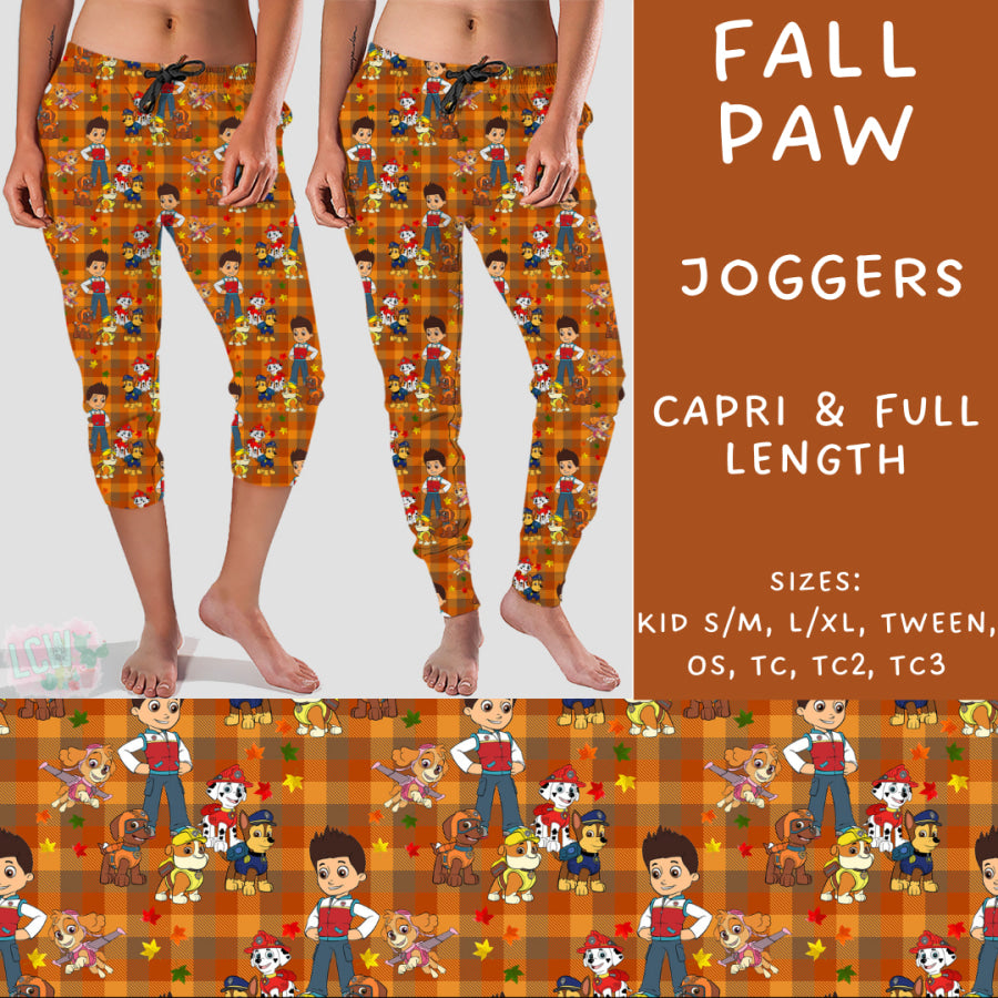 Preorder Custom Styles - Fall Paw - Closes 9 Oct - ETA late Dec 2024 Leggings