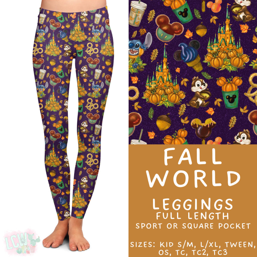 Preorder Custom Styles Fall World Closes 29 Aug ETA late Nov 2025 Leggings
