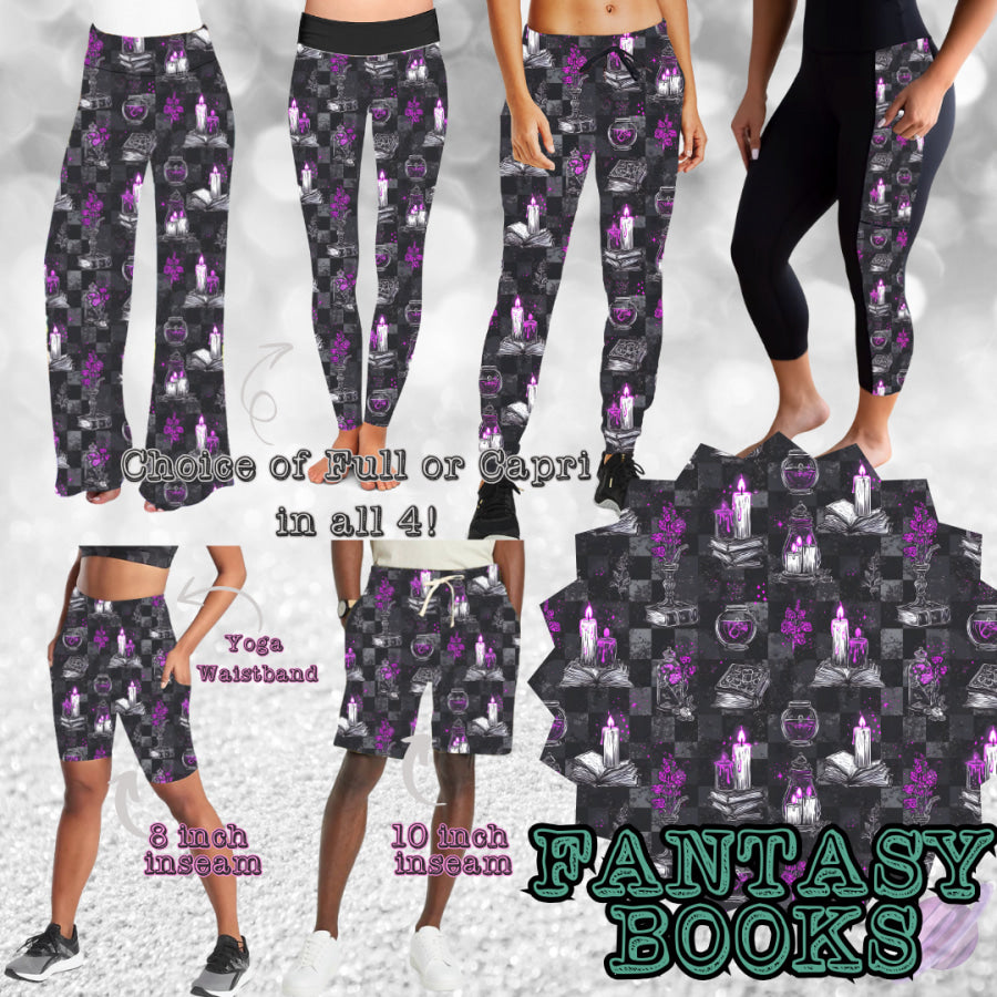 PREORDER Custom Styles - Fantasy Books - Closes 21 Sep - ETA late Dec 2025 Leggings