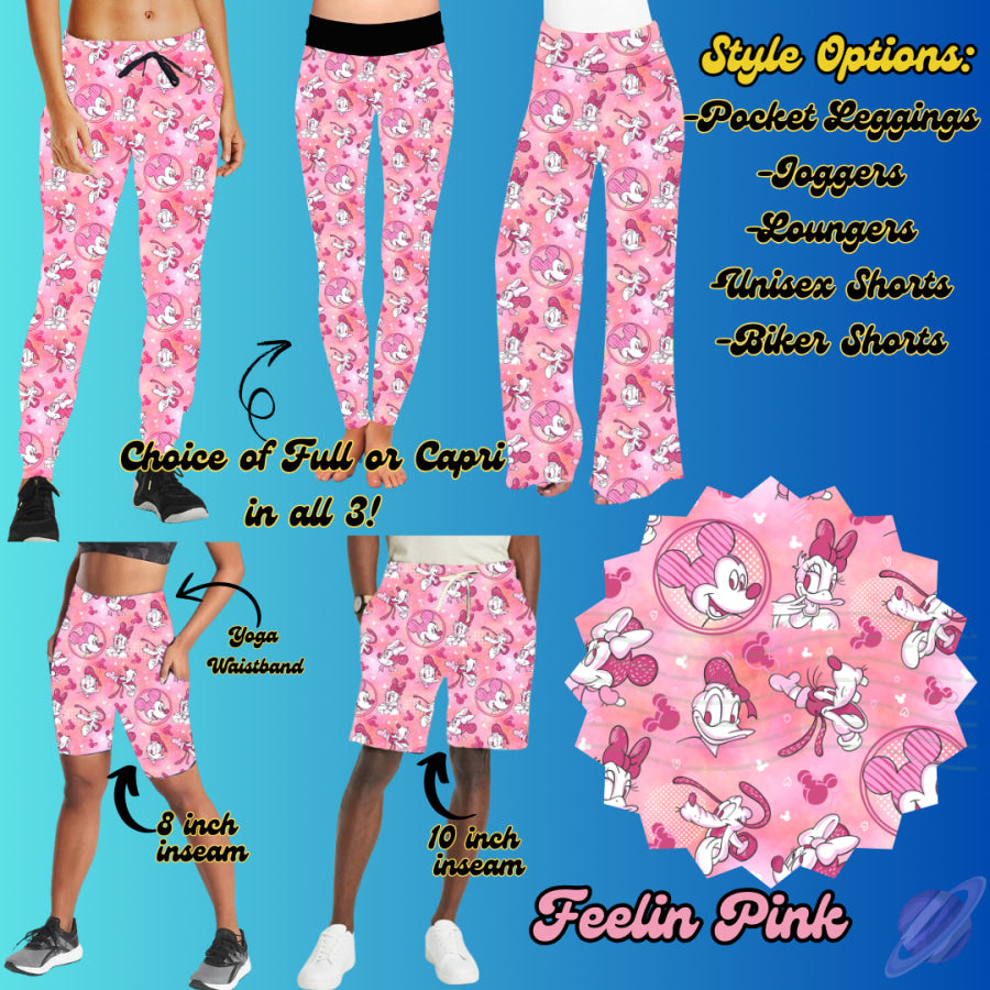 PREORDER Custom Styles - Feelin Pink - Closes 22 Jan - ETA late Apr 2025 Leggings