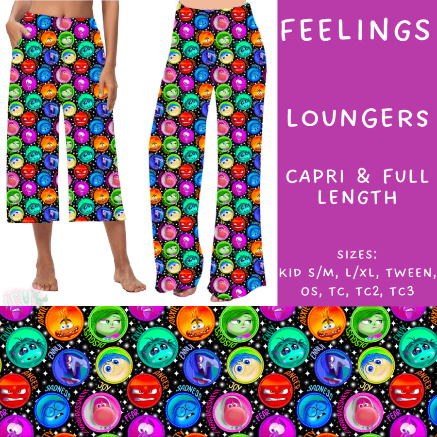 Preorder Custom Styles - Feelings - Closes 23 Sep - ETA early Dec 2024 Leggings