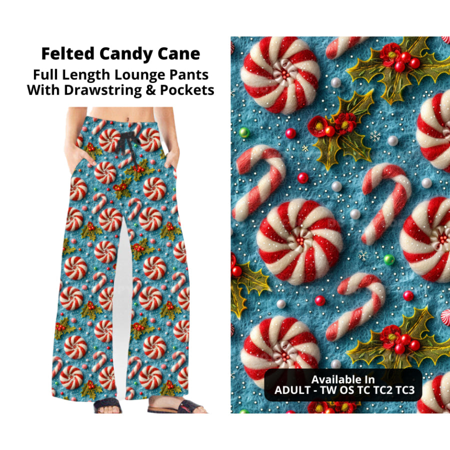 PREORDER Custom Styles - Felted Candy Cane - Closes 7 Oct - ETA late Dec 2024 Leggings