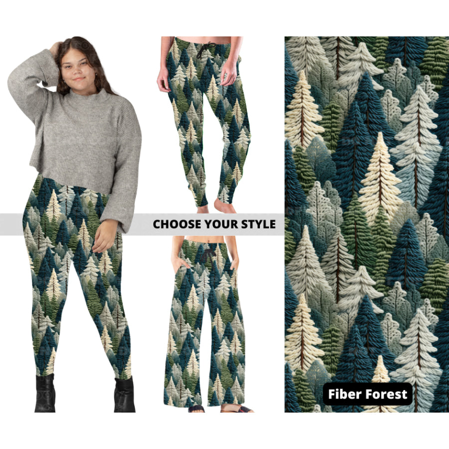 PREORDER Custom Styles - Fiber Forest - Closes 14 Oct - ETA early Jan 2024 Leggings