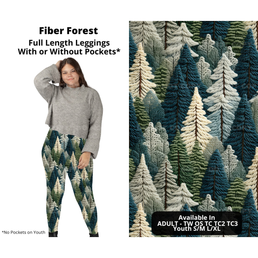 PREORDER Custom Styles - Fiber Forest - Closes 14 Oct - ETA early Jan 2024 Leggings