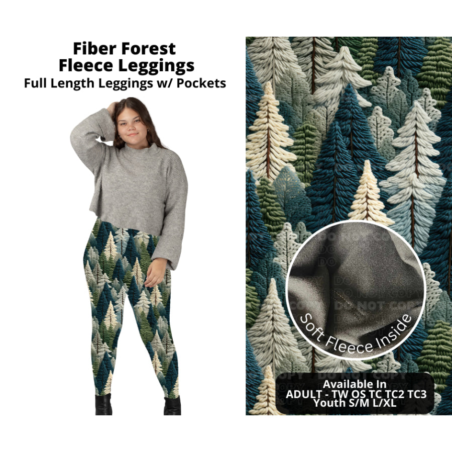 PREORDER Custom Styles - Fiber Forest - Closes 14 Oct - ETA early Jan 2024 Leggings