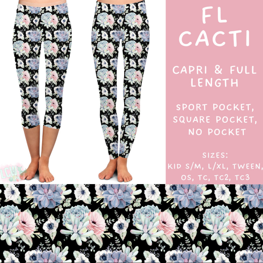 Preorder Custom Styles - FL Cacti - Closes 10 Jan - ETA early Apr 2025 Leggings