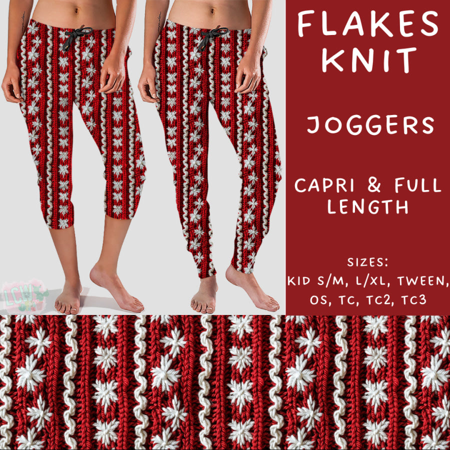 Preorder Custom Styles - Flakes Knit - Closes 31 Oct - ETA early Jan 2025 Leggings