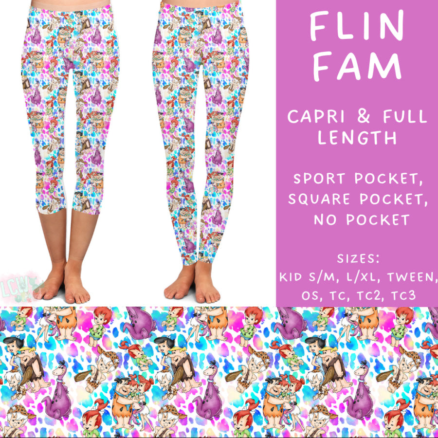 Preorder Custom Styles - Flin Fam - Closes 29 Jan - ETA late Apr 2025 Leggings