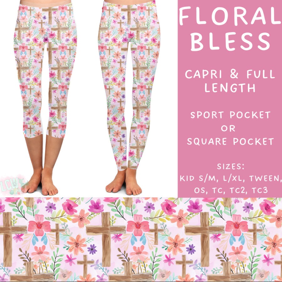 Preorder Custom Styles - Floral Bless - Closes 17 Feb - ETA late Apr 2025 Leggings