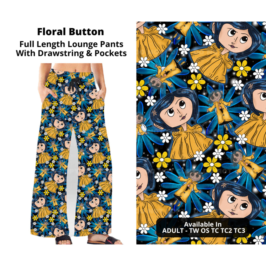 PREORDER Custom Styles - Floral Button - Closes 21 Nov - ETA late Feb 2025 Leggings