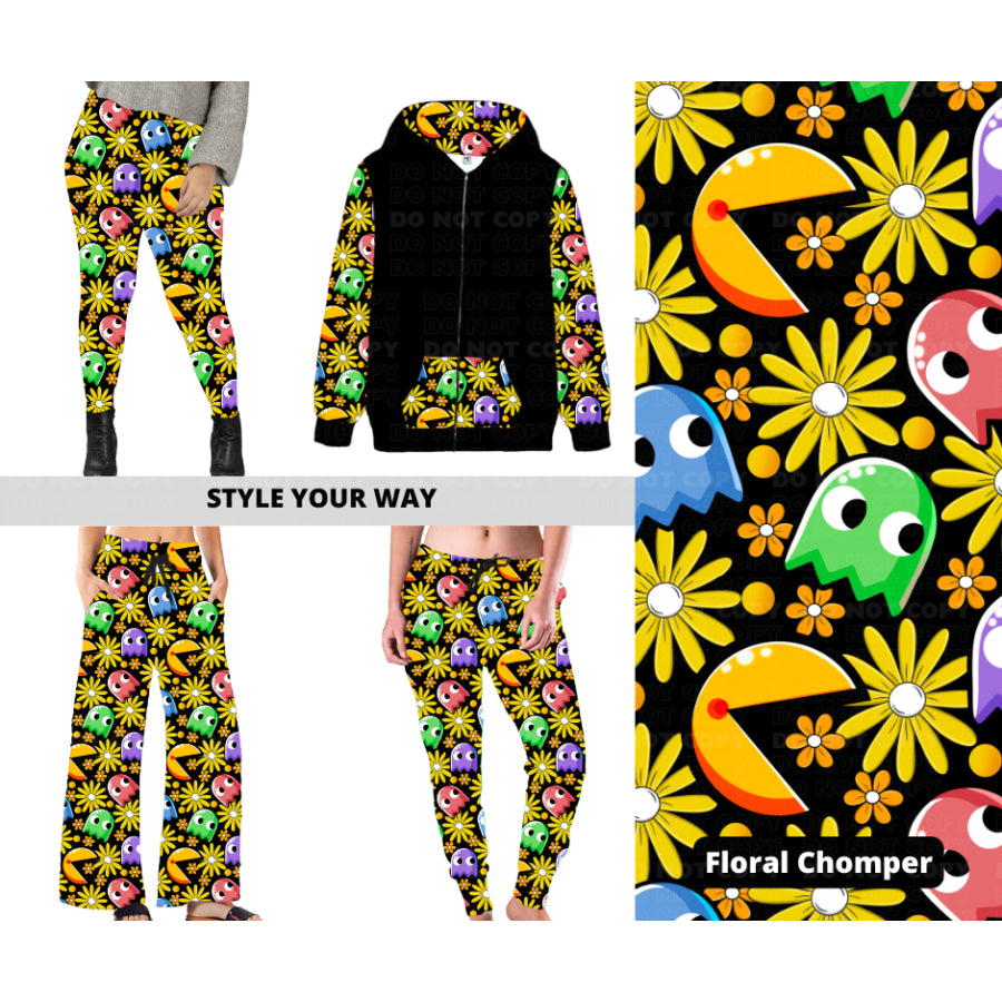 PREORDER Custom Styles - Floral Chomper - Closes 21 Nov - ETA late Feb 2025 Leggings