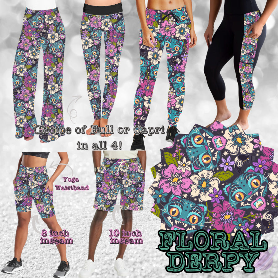 PREORDER Custom Styles - Floral Derpy - Closes 21 Sep - ETA late Dec 2025 Leggings