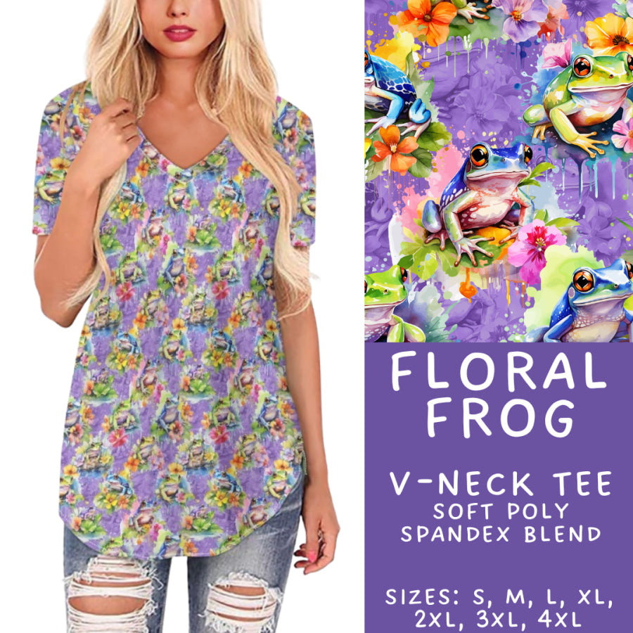 Preorder Custom Styles Floral Frog Closes 11 Sep ETA late Nov 2025 Leggings