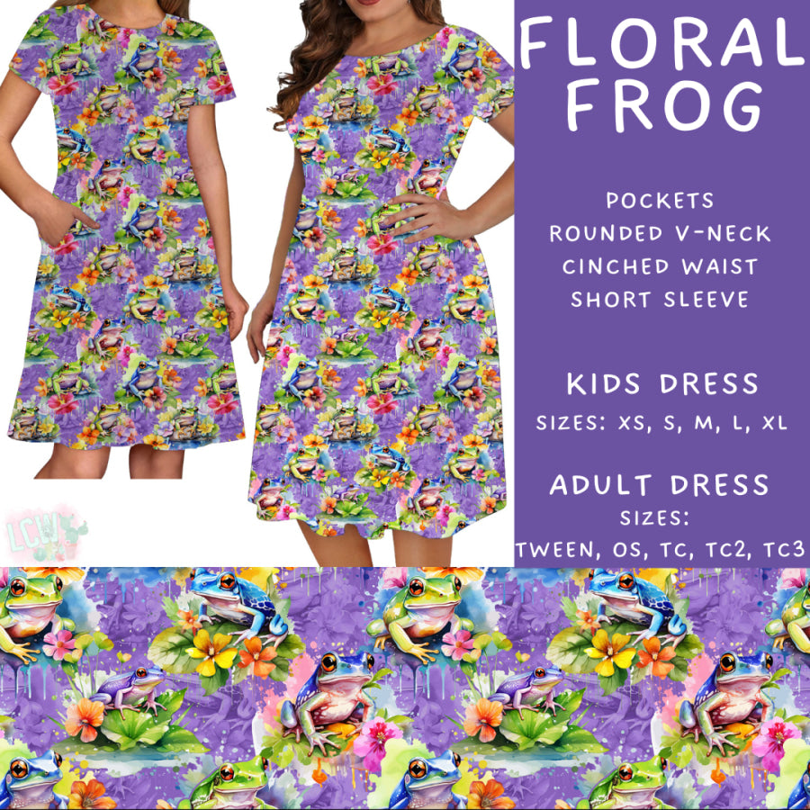 Preorder Custom Styles Floral Frog Closes 11 Sep ETA late Nov 2025 Leggings