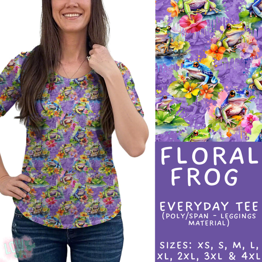Preorder Custom Styles Floral Frog Closes 11 Sep ETA late Nov 2025 Leggings