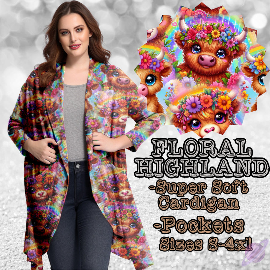 PREORDER Custom Styles - Floral Highland - Closes 21 Sep - ETA late Dec 2025 Leggings