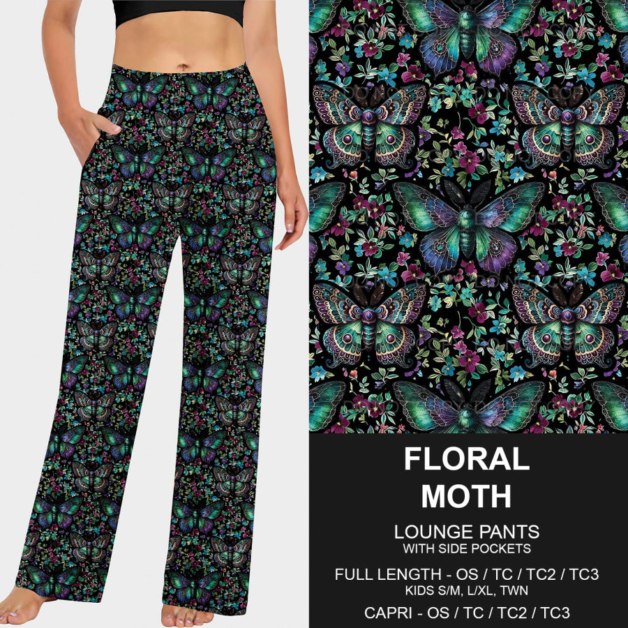 PREORDER Custom Styles - Floral Moth - Closes 21 Jan - ETA late Apr 2025 Loungewear