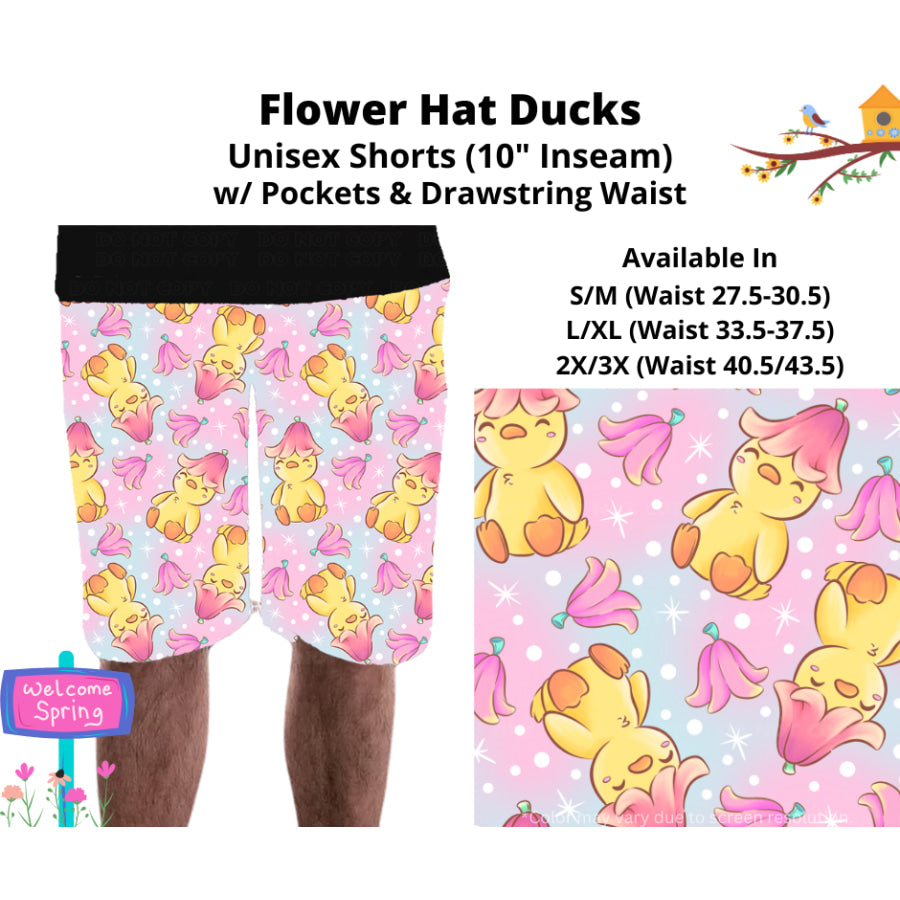 PREORDER Custom Styles - Flower Hat Ducks - Closes 27 Jan - ETA late Apr 2025 Leggings