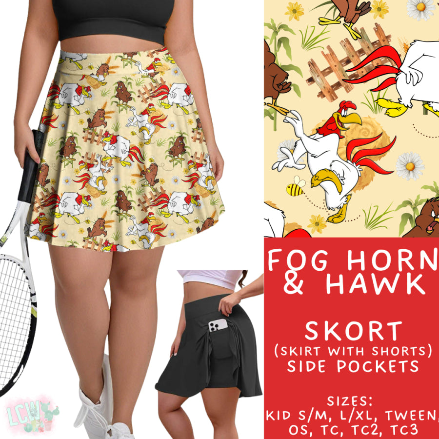 Preorder Custom Styles Fog Horn and Hawk Closes 11 Sep ETA late Nov 2025 Leggings