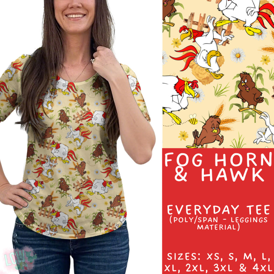 Preorder Custom Styles Fog Horn and Hawk Closes 11 Sep ETA late Nov 2025 Leggings