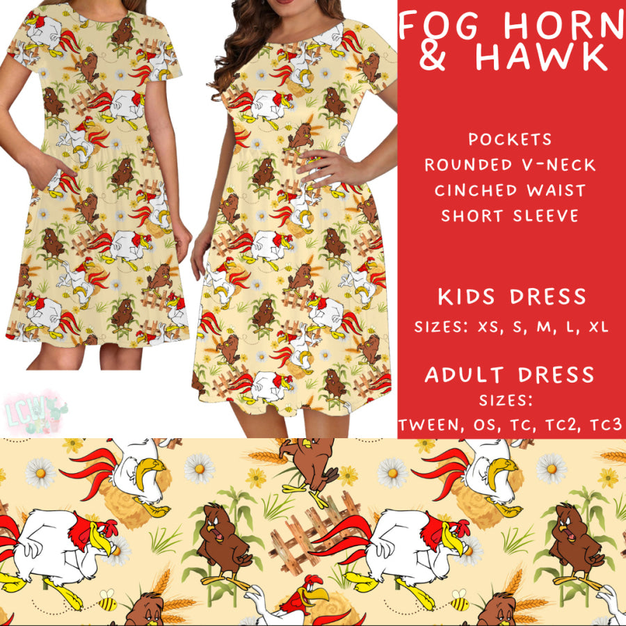 Preorder Custom Styles Fog Horn and Hawk Closes 11 Sep ETA late Nov 2025 Leggings