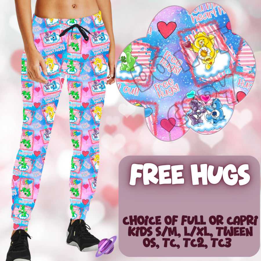 PREORDER Custom Styles - Free Hugs - Closes 2 Dec - ETA mid Feb 2025 Leggings