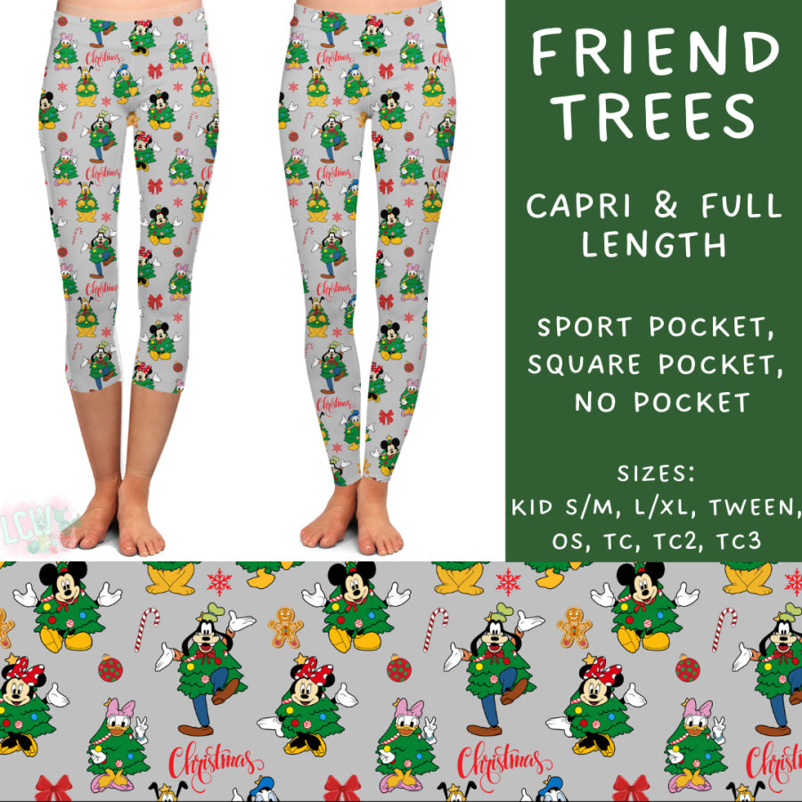 Preorder Custom Styles - Friend Trees - Closes 31 Oct - ETA early Jan 2025 Leggings