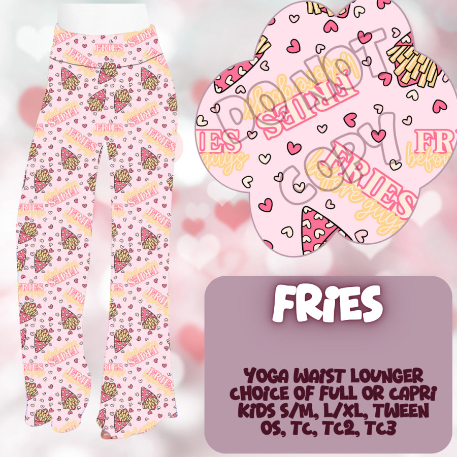 PREORDER Custom Styles - Fries - Closes 2 Dec - ETA mid Feb 2025 Leggings