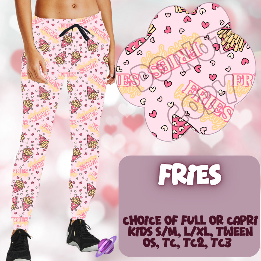 PREORDER Custom Styles - Fries - Closes 2 Dec - ETA mid Feb 2025 Leggings