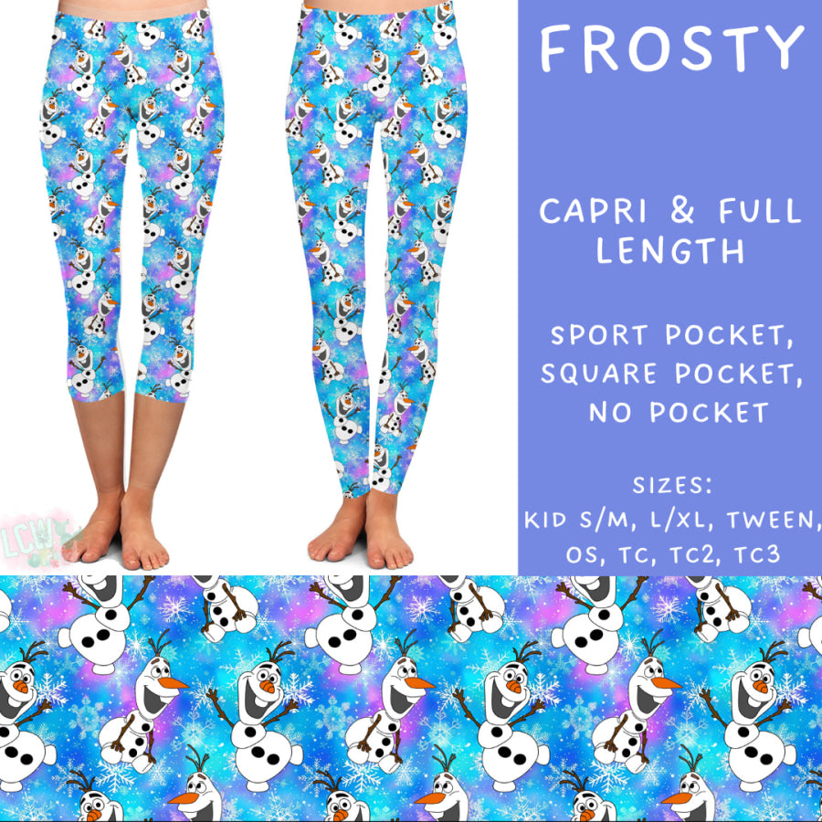 Preorder Custom Styles - Frosty - Closes 23 Sep - ETA early Dec 2024 Leggings