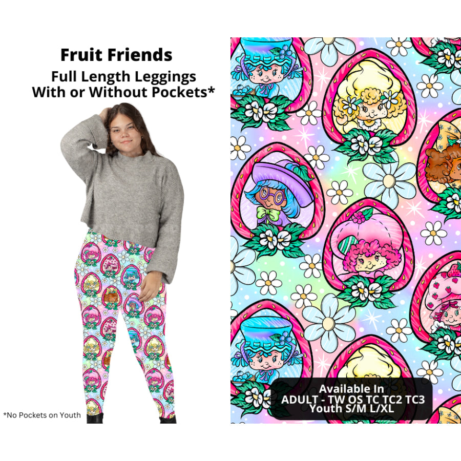 PREORDER Custom Styles - Fruit Friends - Closes 28 Nov - ETA late Feb 2025 Leggings