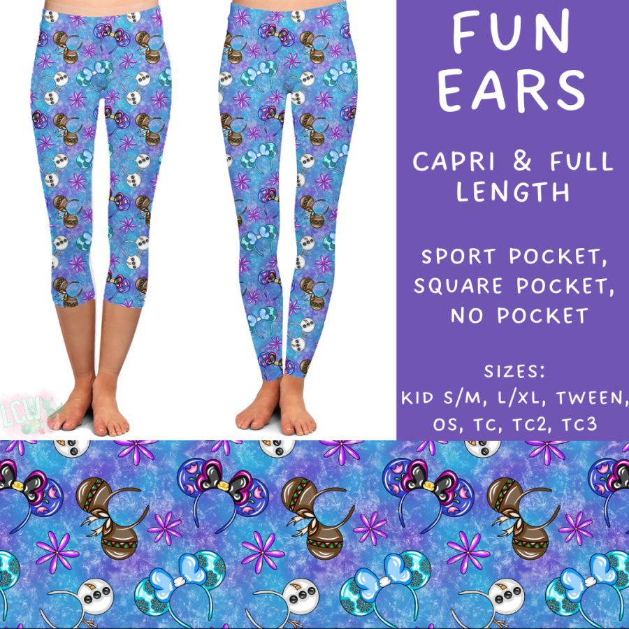 Preorder Custom Styles - Fun Ears - Closes 18 Nov - ETA early Feb 2025 Leggings