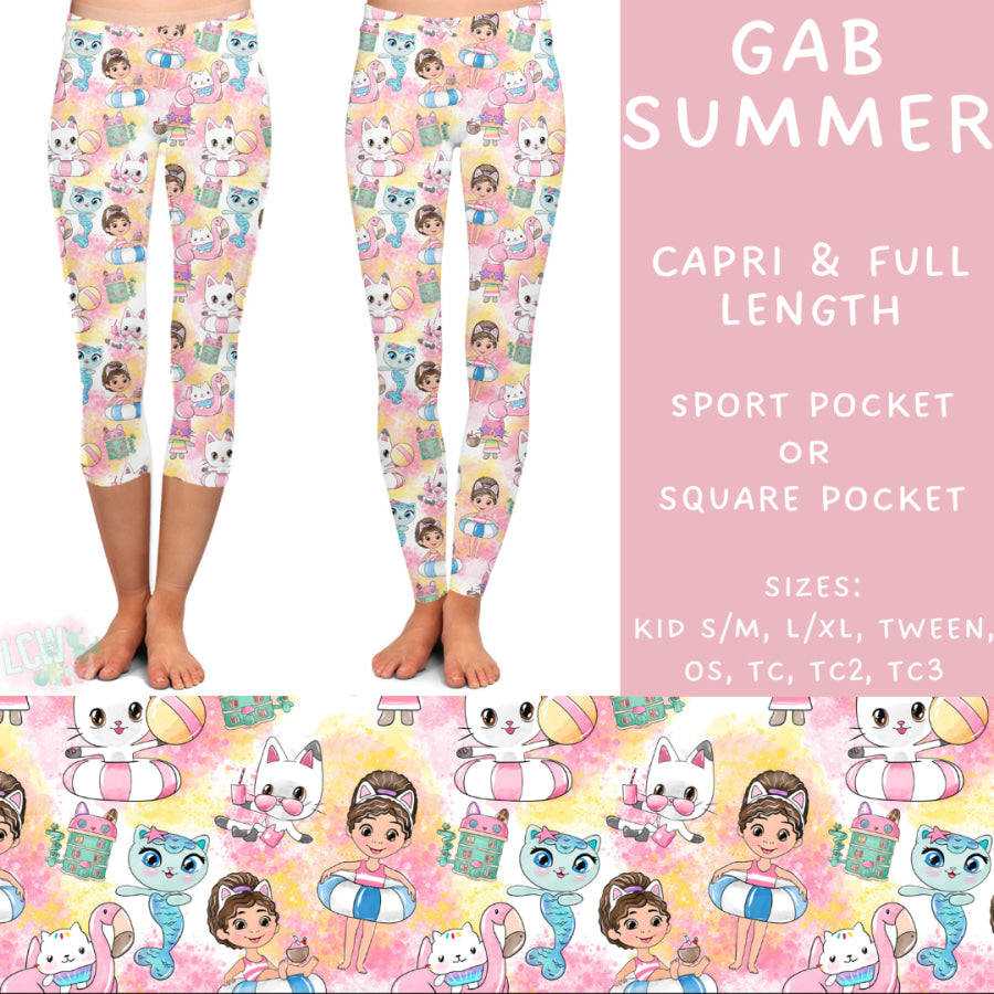 Preorder Custom Styles - Gab Summer - Closes 15 May - ETA mid Jul 2025 Leggings