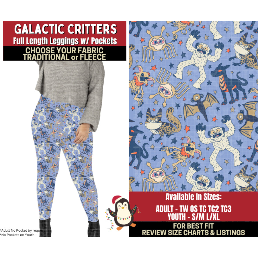 Preorder Custom Styles Galactic Critters Closes 4 Sep ETA early Jan 2026 Leggings