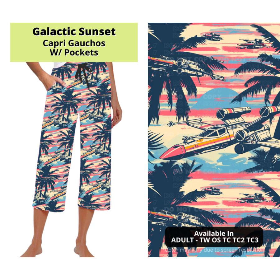 Preorder Custom Styles - Galactic Sunset - Closes 24 Mar - ETA late Jun 2025 Leggings