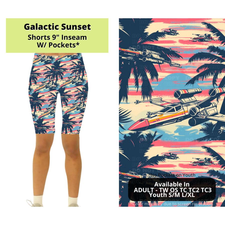 Preorder Custom Styles - Galactic Sunset - Closes 24 Mar - ETA late Jun 2025 Leggings