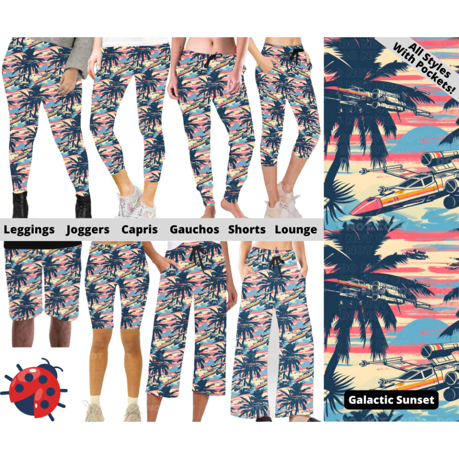 Preorder Custom Styles - Galactic Sunset - Closes 24 Mar - ETA late Jun 2025 Leggings