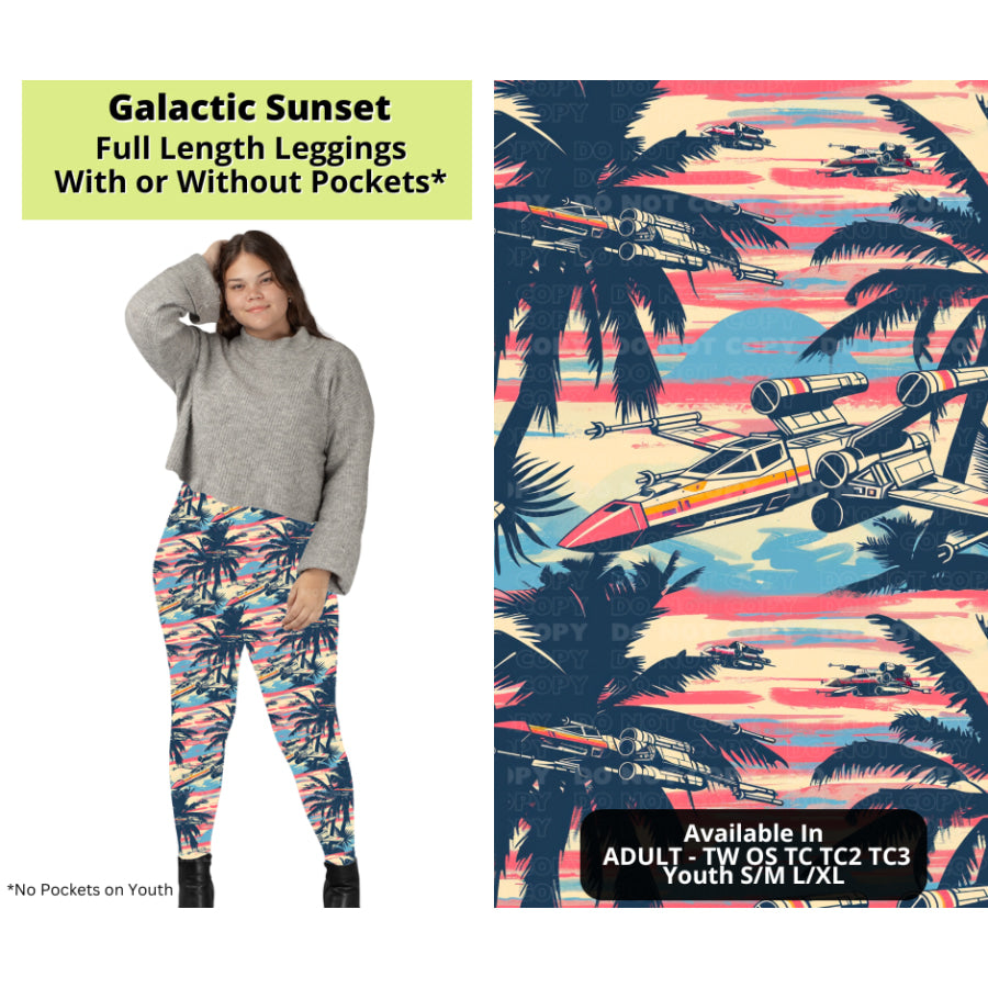 Preorder Custom Styles - Galactic Sunset - Closes 24 Mar - ETA late Jun 2025 Leggings