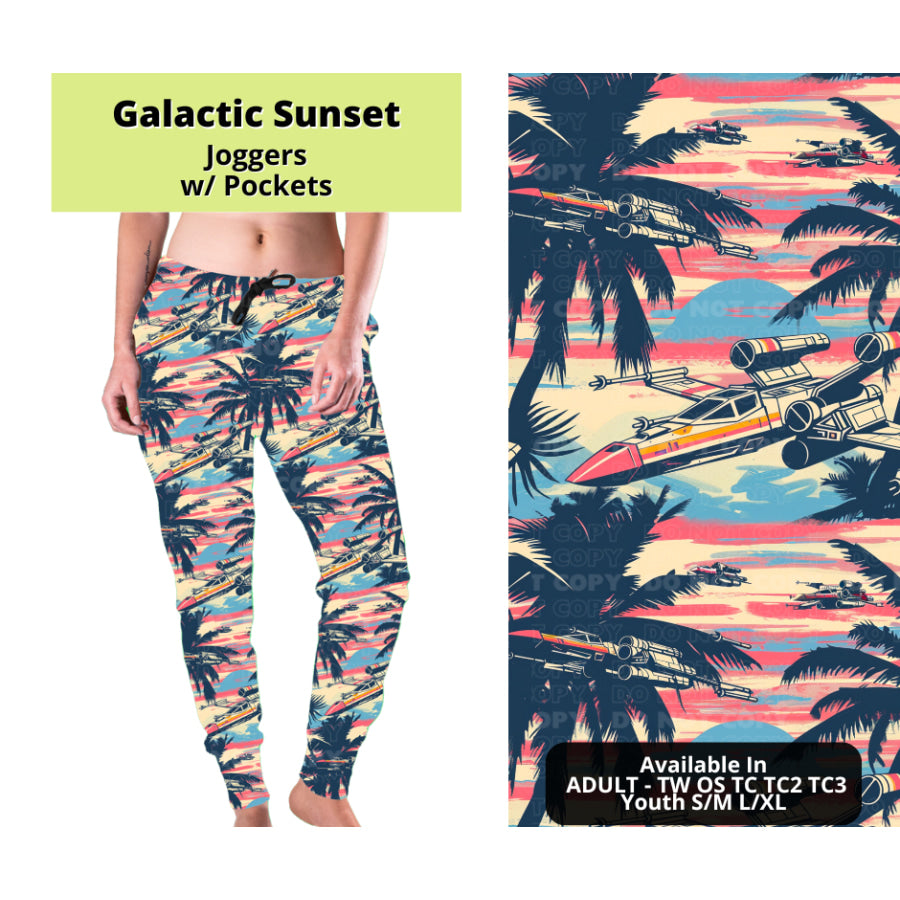 Preorder Custom Styles - Galactic Sunset - Closes 24 Mar - ETA late Jun 2025 Leggings