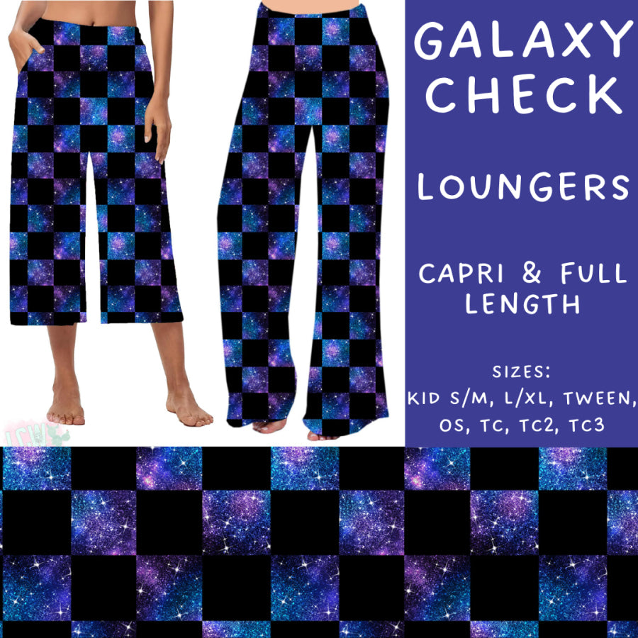 Preorder Custom Styles - Galaxy Check - Closes 6 Dec - ETA late Feb 2025 Leggings