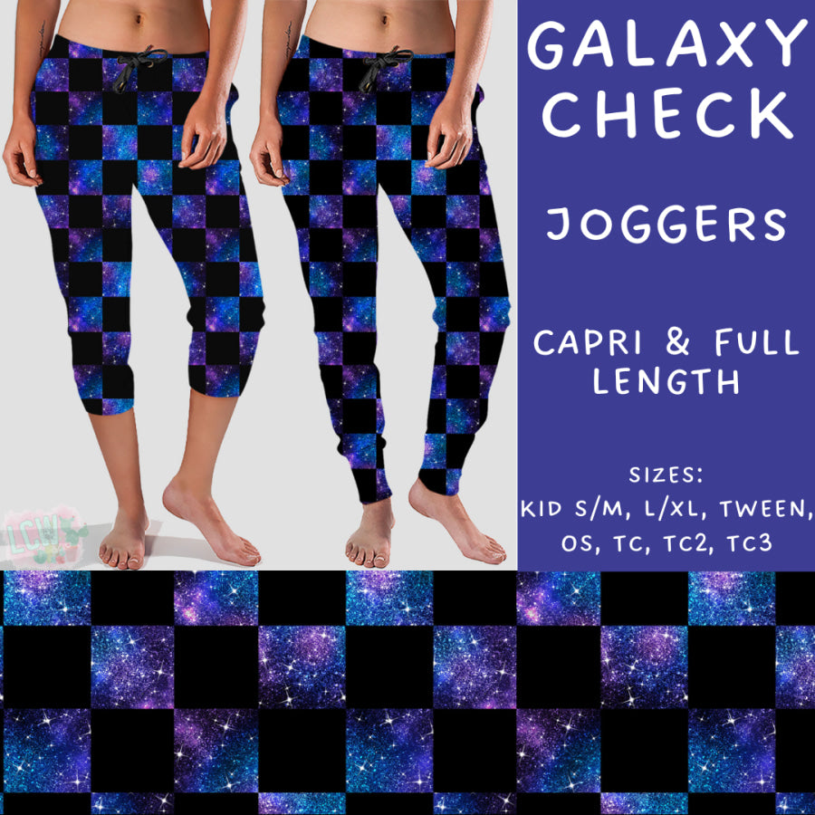 Preorder Custom Styles - Galaxy Check - Closes 6 Dec - ETA late Feb 2025 Leggings